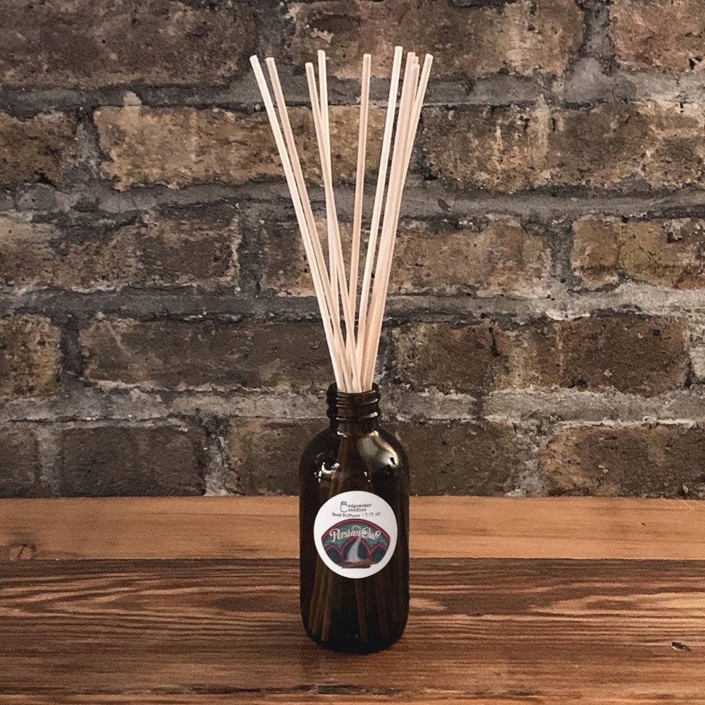 Persian Oud Reed Diffuser Edgewater Candles ATX